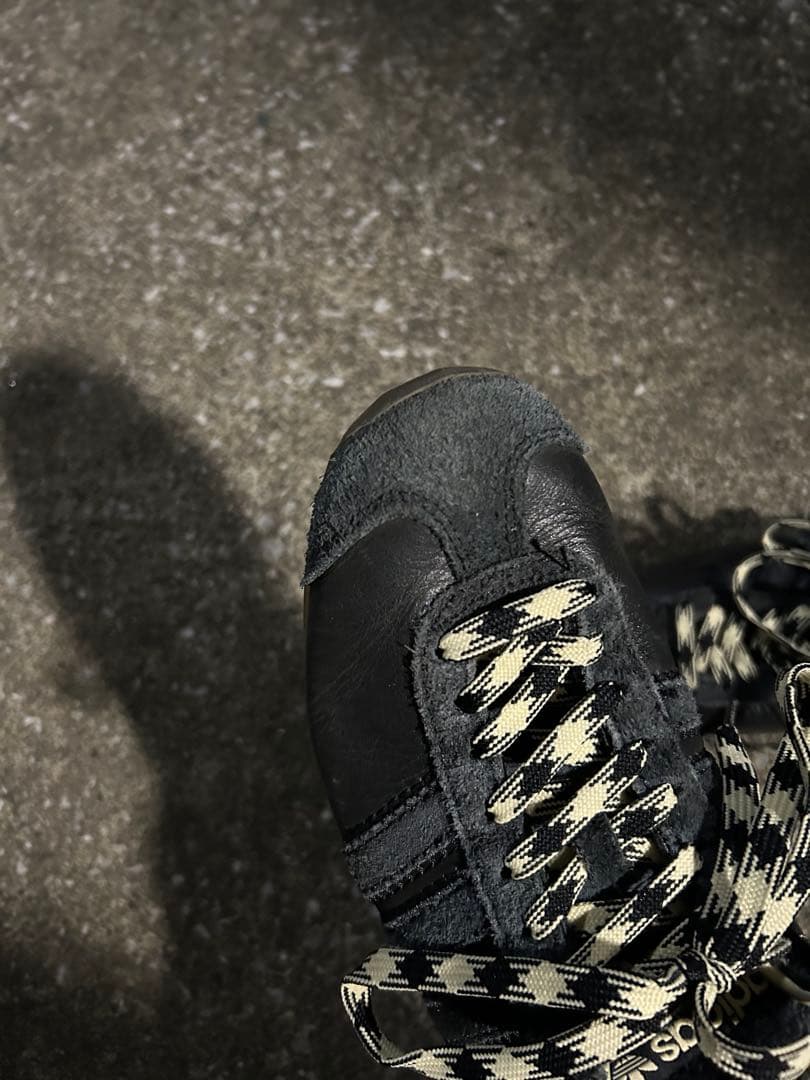 かび　激レア　adidas wales bonner カントリー　ブラック