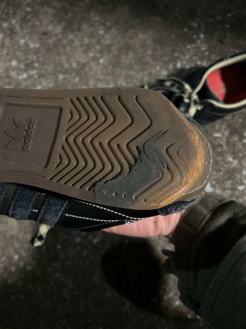 かび　激レア　adidas wales bonner カントリー　ブラック