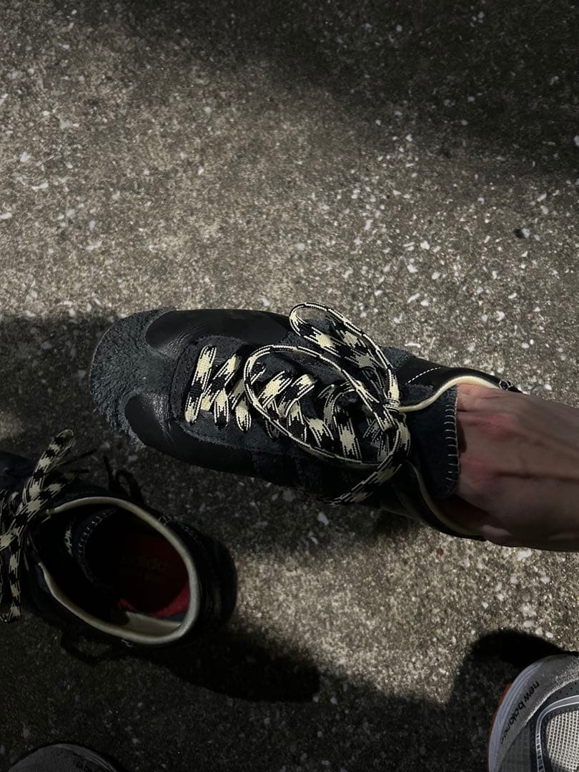 かび　激レア　adidas wales bonner カントリー　ブラック