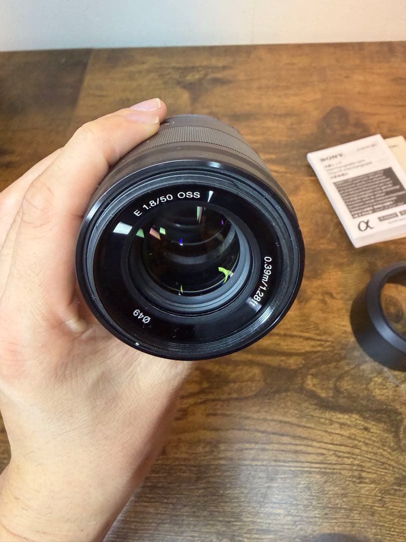 【良品】SONY E 50mm F1.8 OSS レンズ 　　　　最終値下