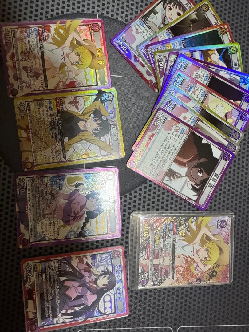 ユニオンアリーナ 化物語 忍野忍 SR☆☆ 星2 サイン パラレル+おまけ