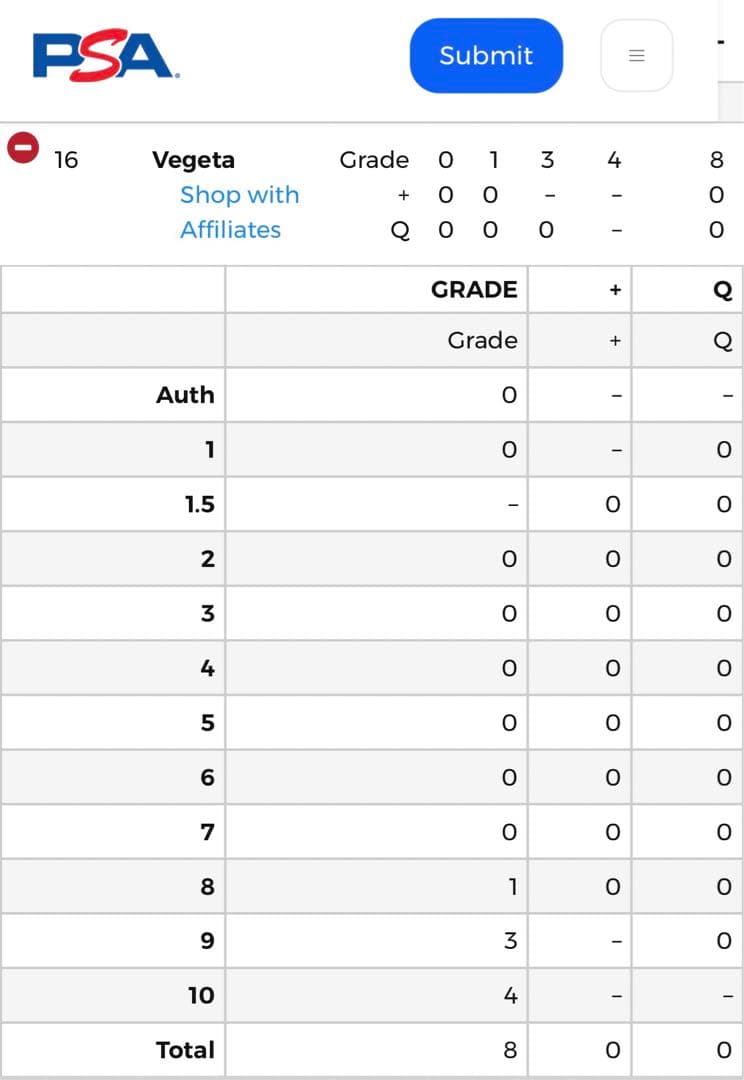 世界3枚 PSA9 ドラゴンボールヒーローズ ベジータ 旧弾 トレカ バンダイ