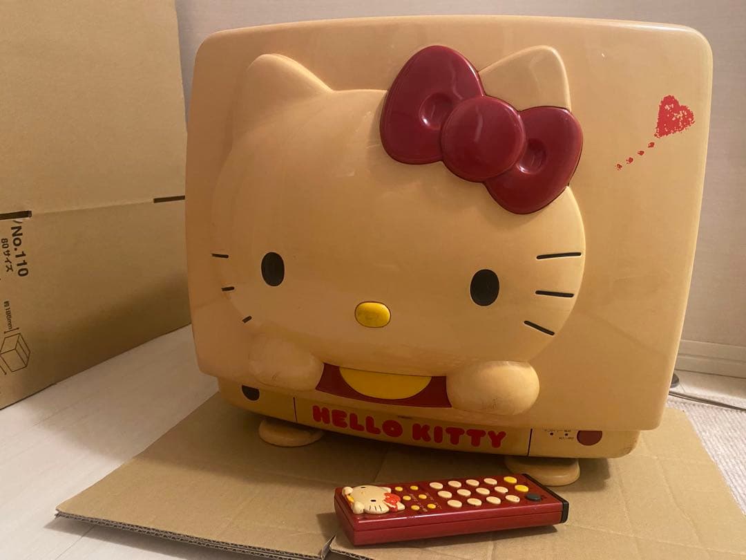 ハローキティ ブラウン管テレビ サンリオ C-14 KTY レトロ
