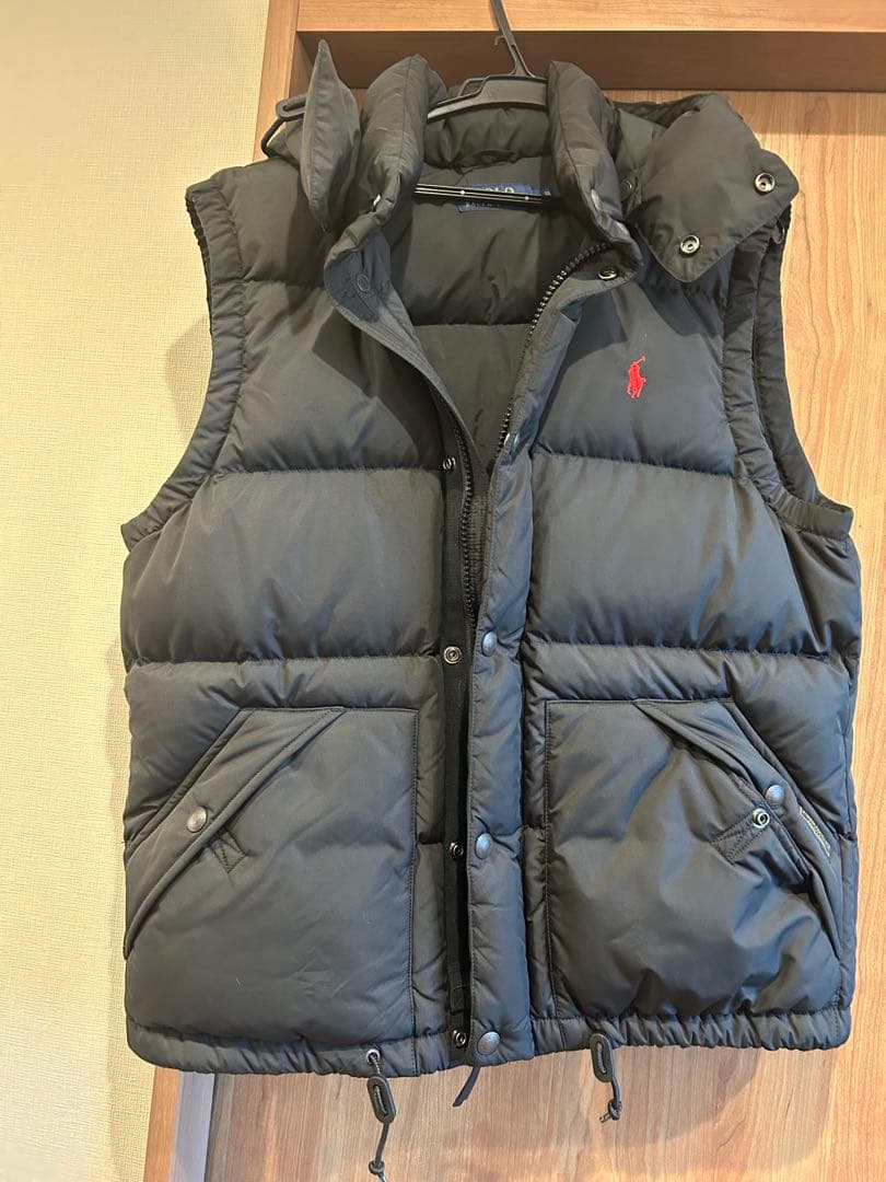 POLO RALPH LAUREN ブラック ダウンベスト M メンズ
