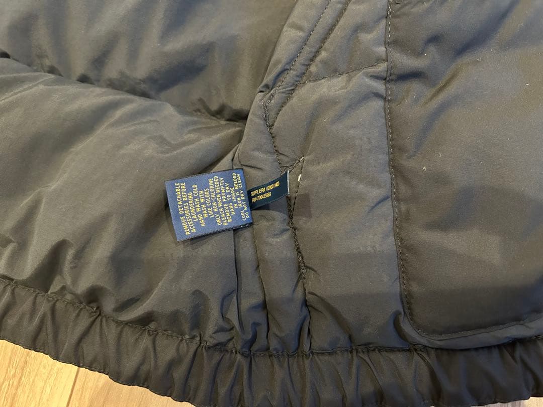 POLO RALPH LAUREN ブラック ダウンベスト M メンズ