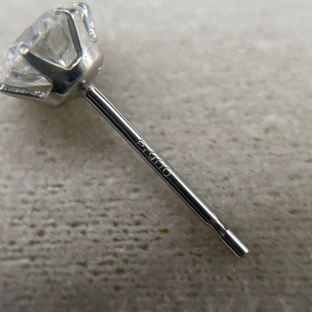 専用JJ256★高級 ダイヤモンド0.4ctプラチナ 片耳ピアスCGLソ付