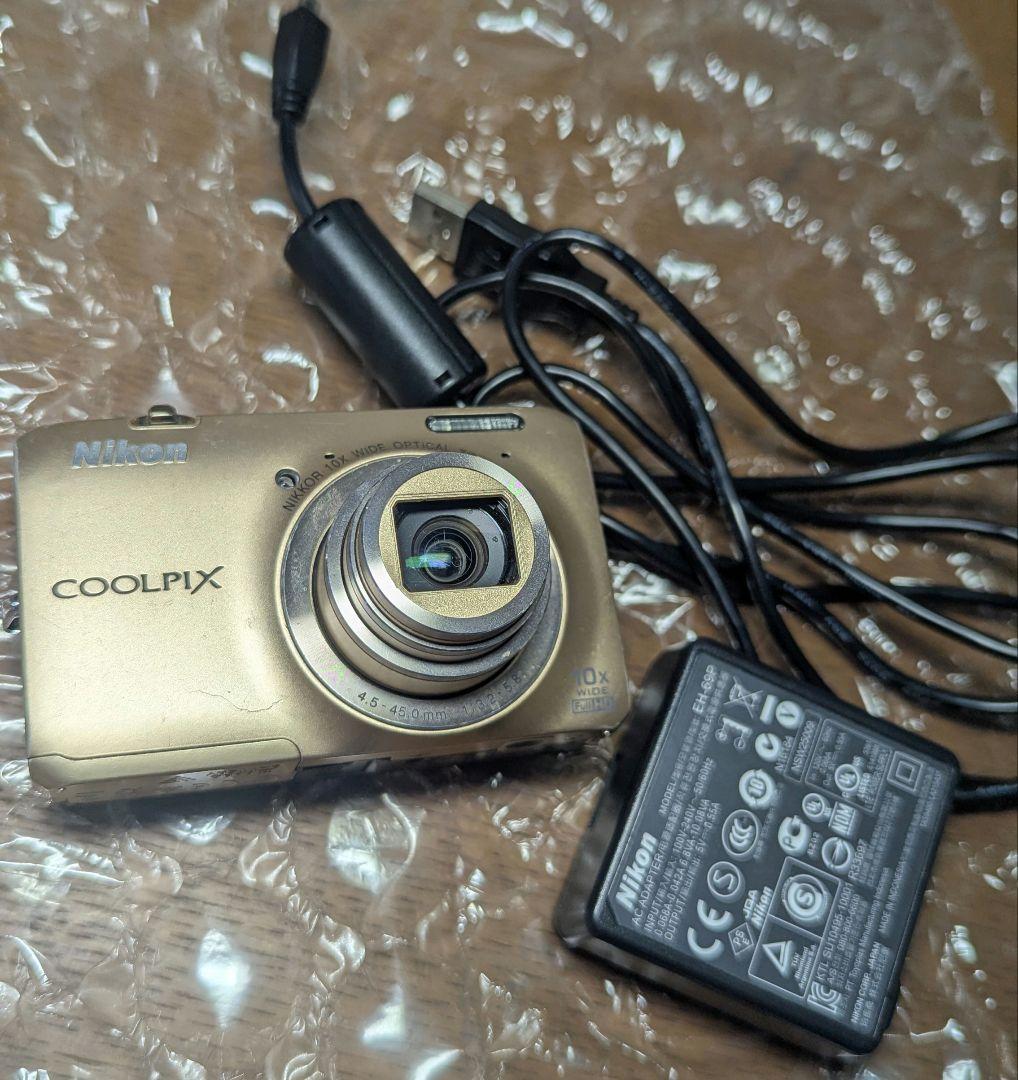 Nikon COOLPIX S6300 ゴールド 　コンデジ