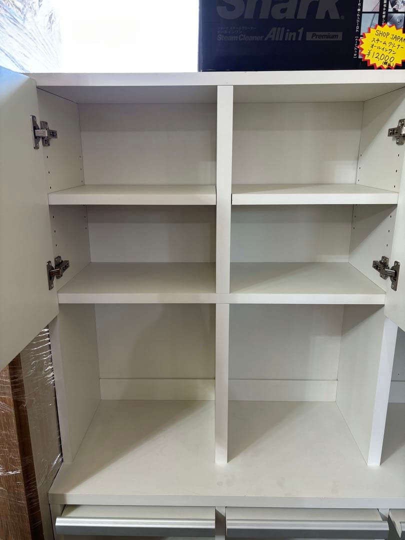 ブックシェルフ 収納棚 ホワイト