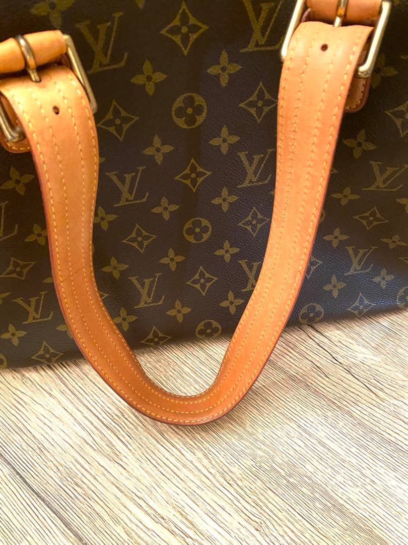 Louis Vuitton ブラウンレザートートバッグ
