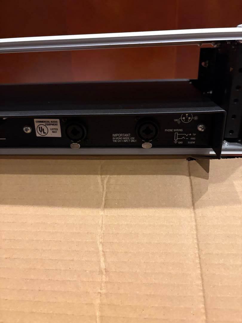 crown D-45 パワーアンプ&2Uハードケースセット