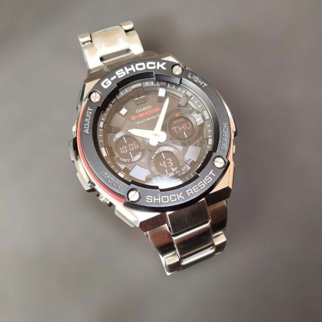 【美品/希少】G-SHOCK GST-W100D電波ソーラー　　タフソーラー