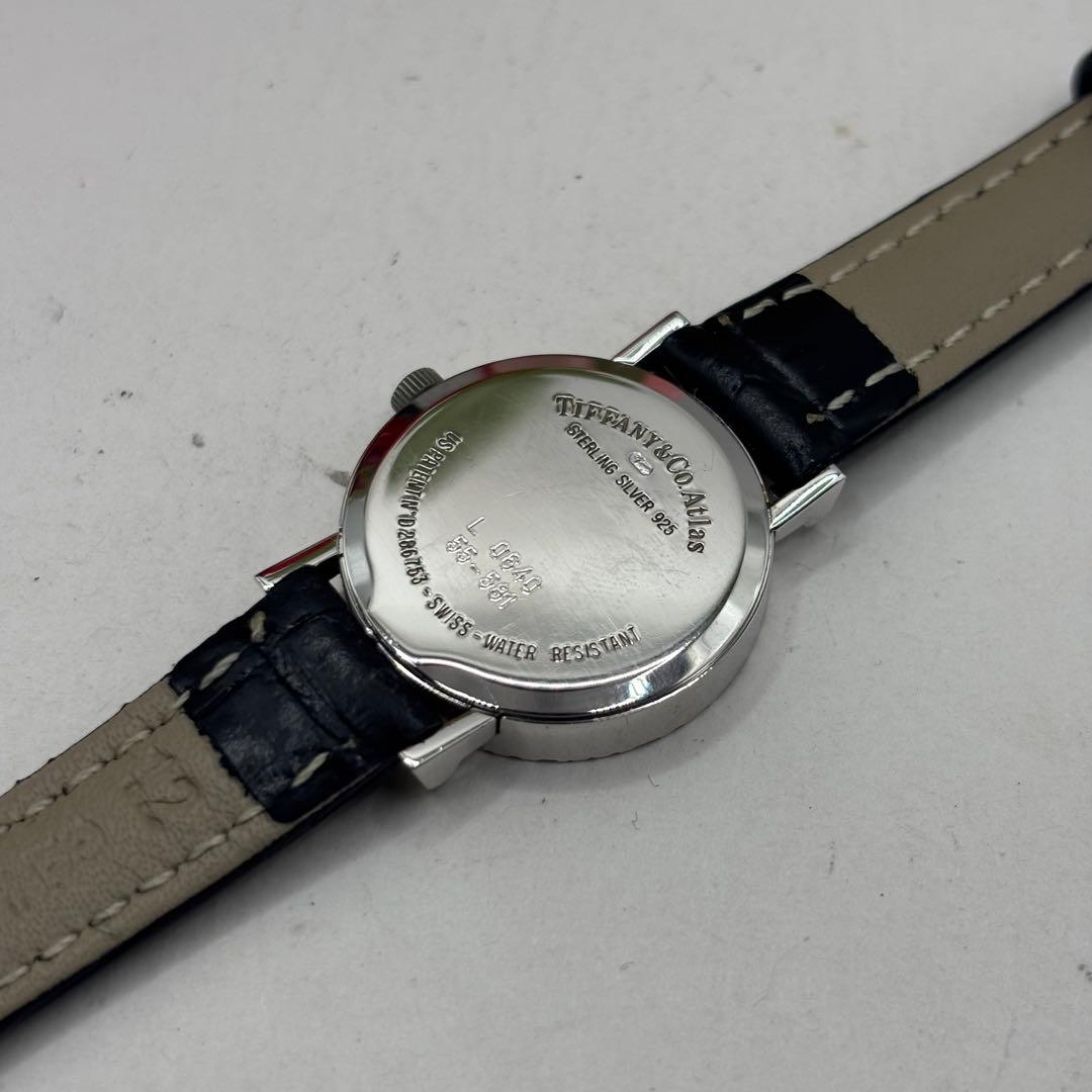 稼働品☆ベルト新品　ティファニー　アトラス　レディース腕時計