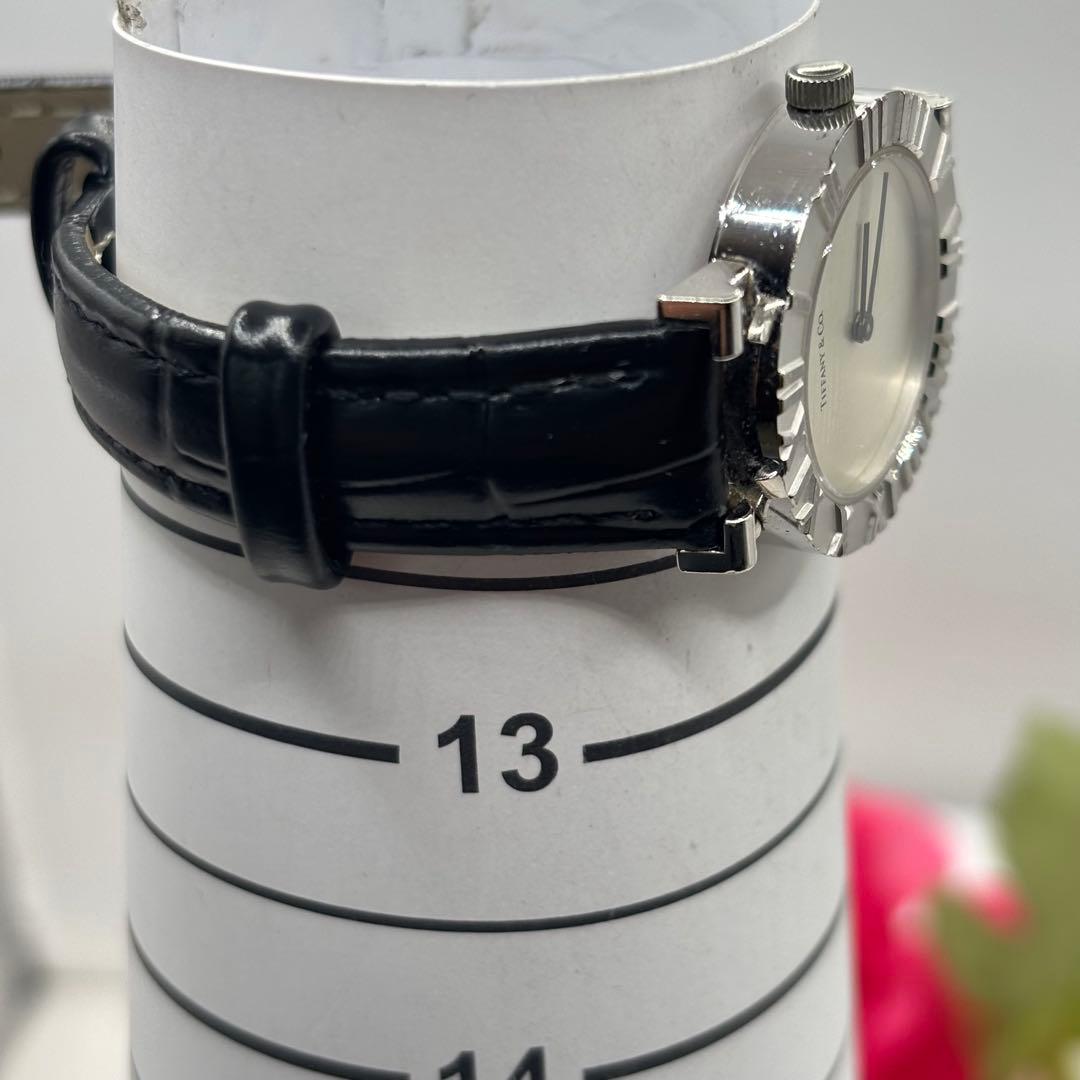 稼働品☆ベルト新品　ティファニー　アトラス　レディース腕時計