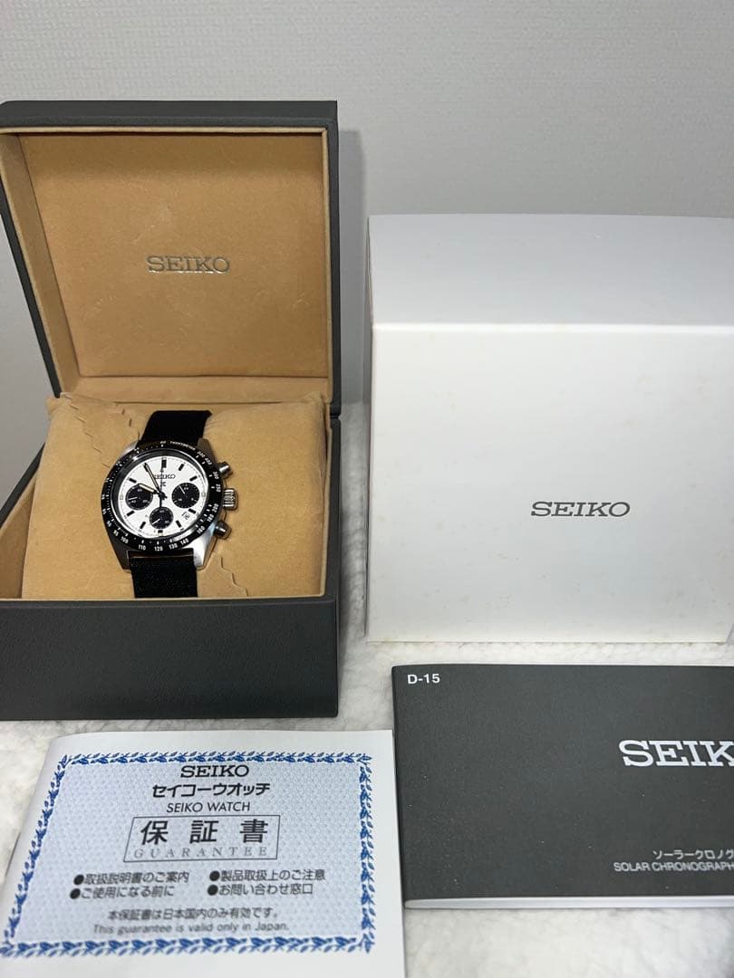 SEIKO 腕時計 ソーラー クロノグラフ SBDL085