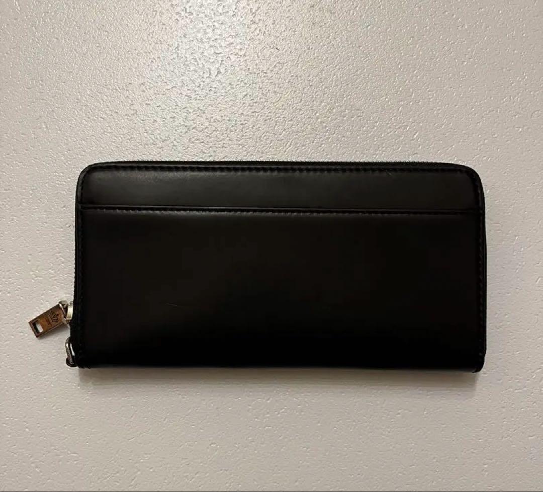 【未使用】ELITL LEATHER ROUND ZIP 長財布 ダイヤ 牛革