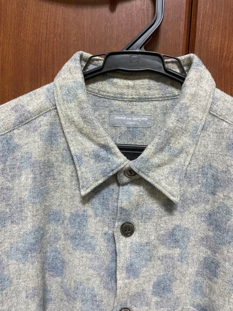 【アーカイブ】コムデギャルソンオムのウールシャツ　AD2001 田中オム