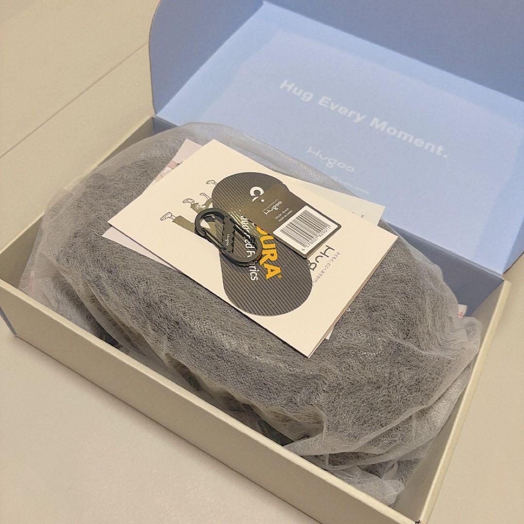 【新品タグ付き(外してます)］Hugoo ヒップシート ブラック