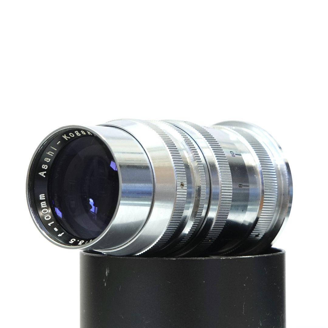 動作品◎ペンタックス Asahiflex 50mm f3.5 フィルムカメラ