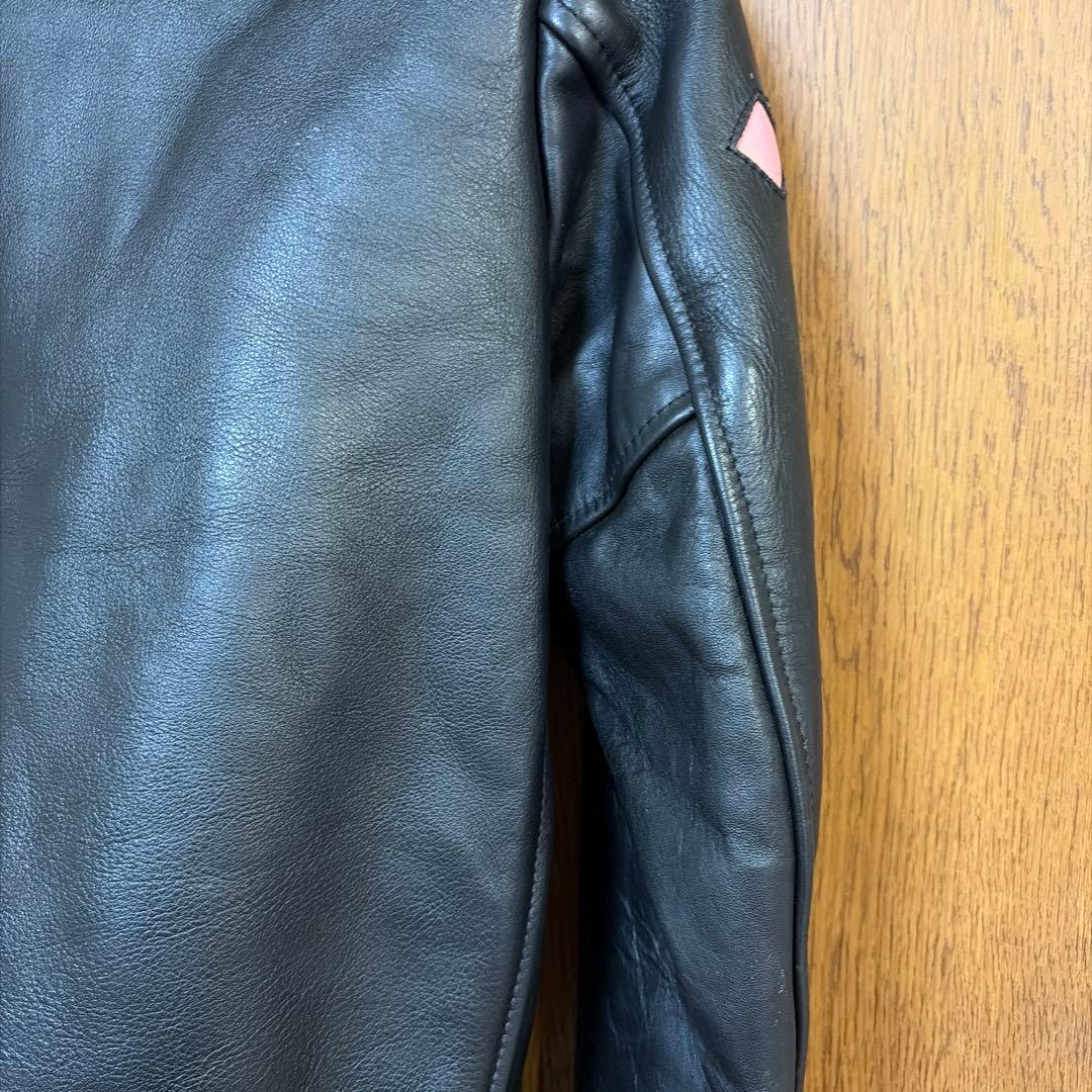 Reminiscence ブラックレザージャケット 34