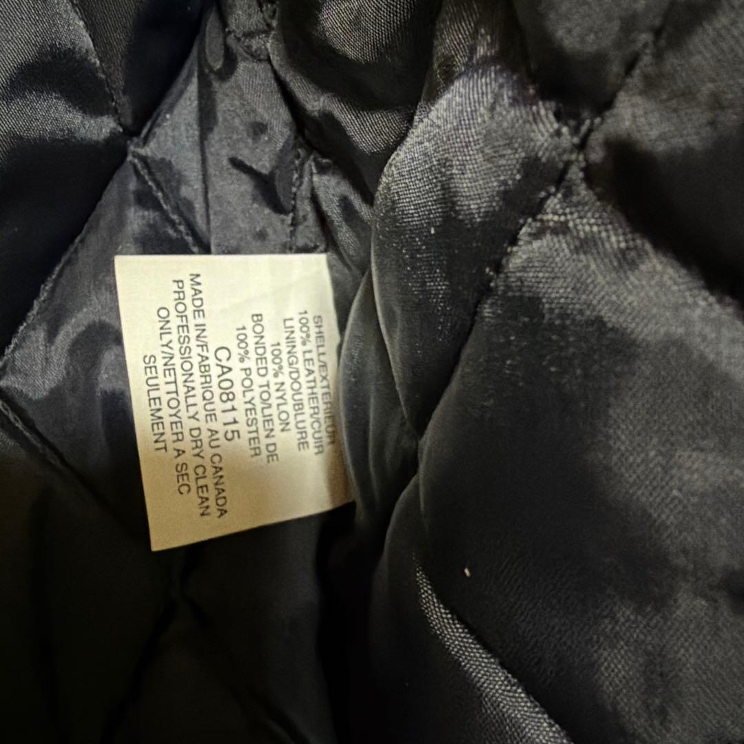 Reminiscence ブラックレザージャケット 34