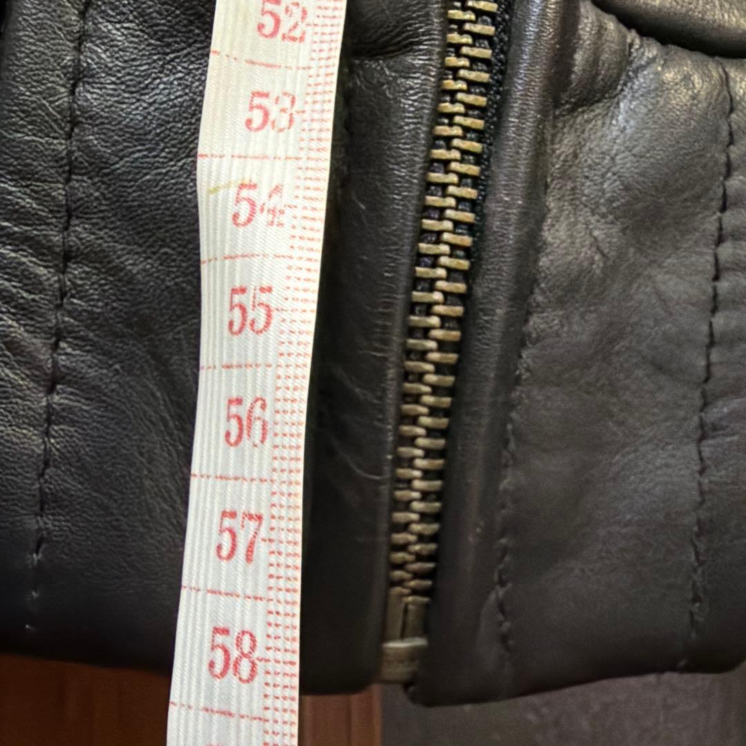 Reminiscence ブラックレザージャケット 34