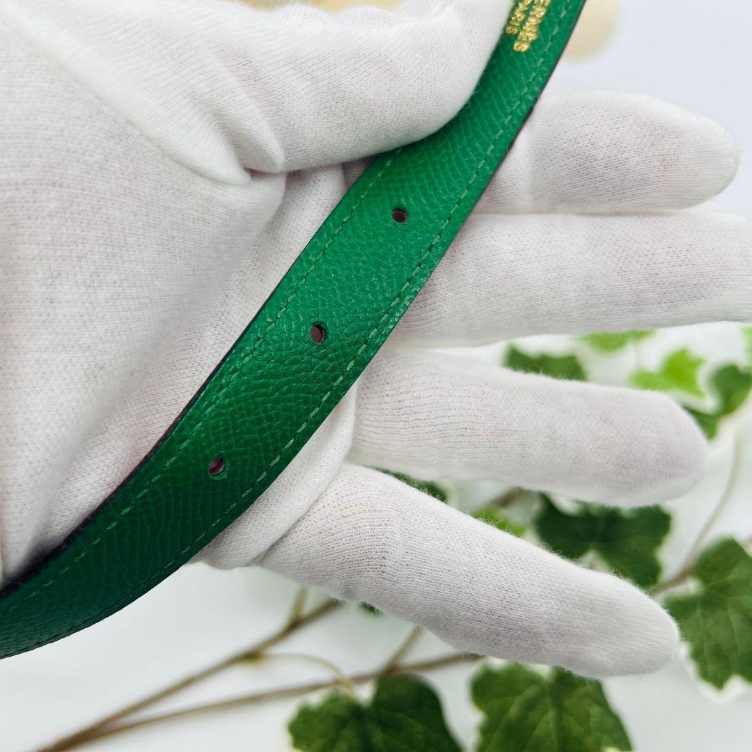 エルメス コンスタンス　ミニ　サイズ65 ベルト ボルドー レザー リバーシブル