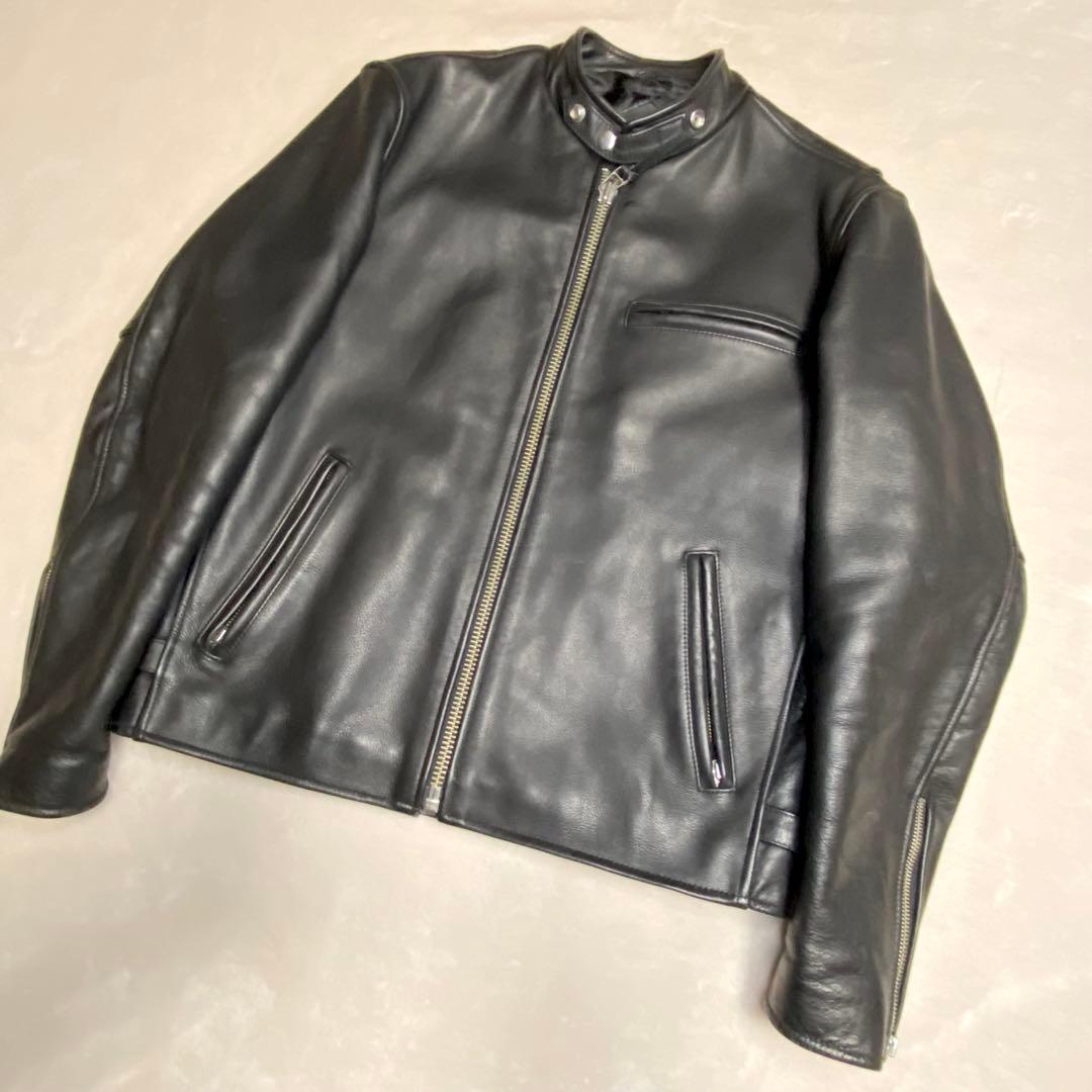 WindArmor ウィンドアーマー シングルライダース リアルレザー牛革 L