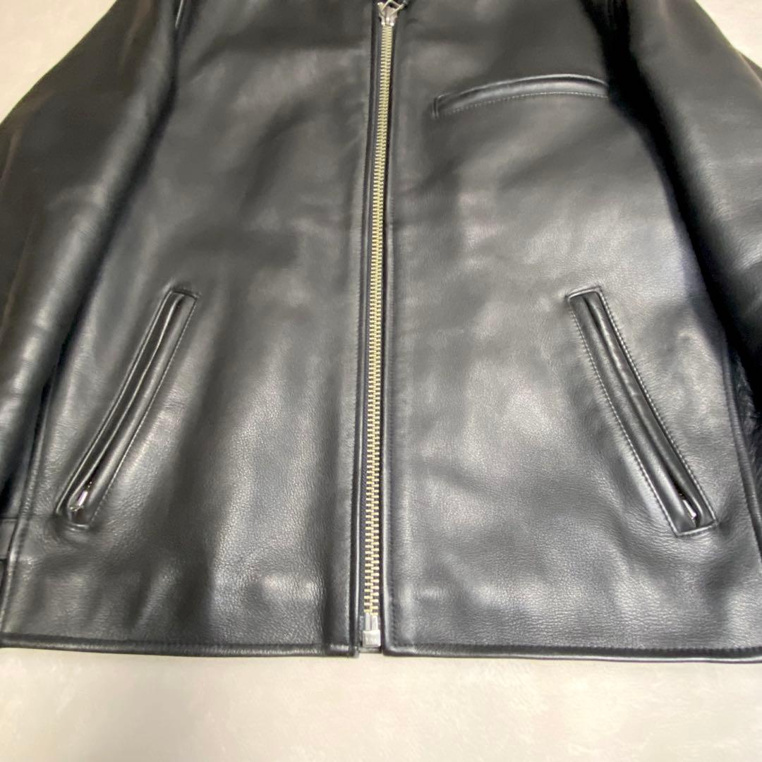 WindArmor ウィンドアーマー シングルライダース リアルレザー牛革 L