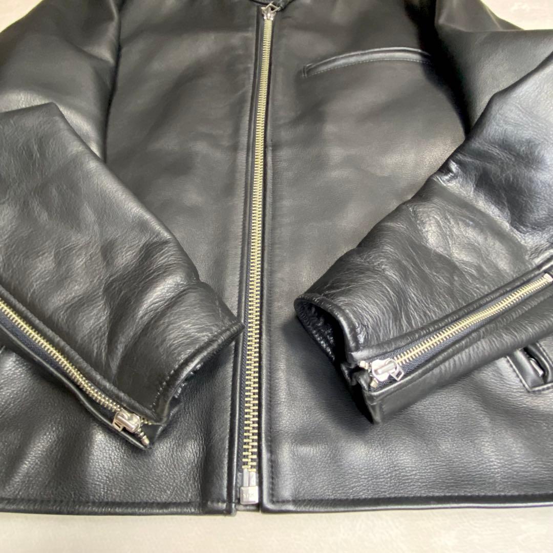 WindArmor ウィンドアーマー シングルライダース リアルレザー牛革 L