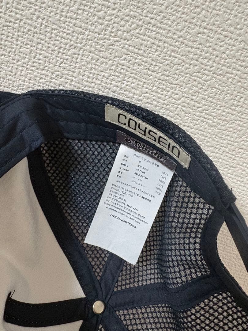 【COYSEIO】COYSEIO X BLYTHE MESH CAP BLACK