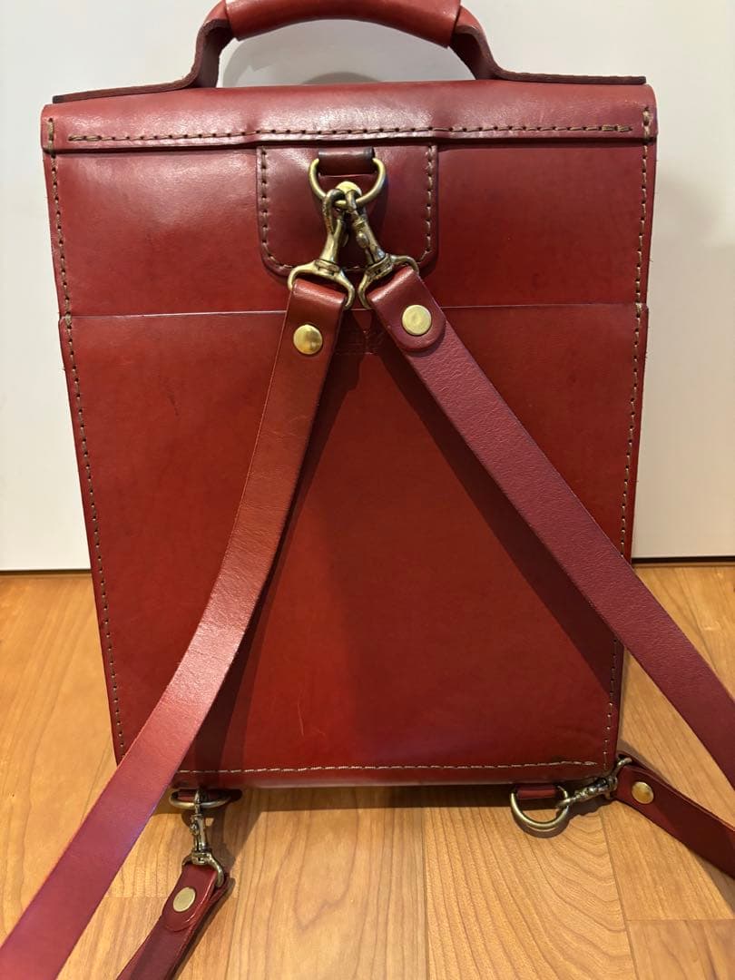 HERZ/ヘルツ 3WAY縦型バッグ（BC-105) 限定色ボルドー