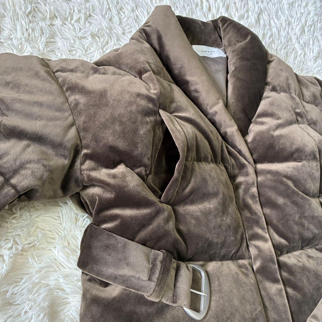ジャケット・アウター AMERI VELVET DOWN JACKET