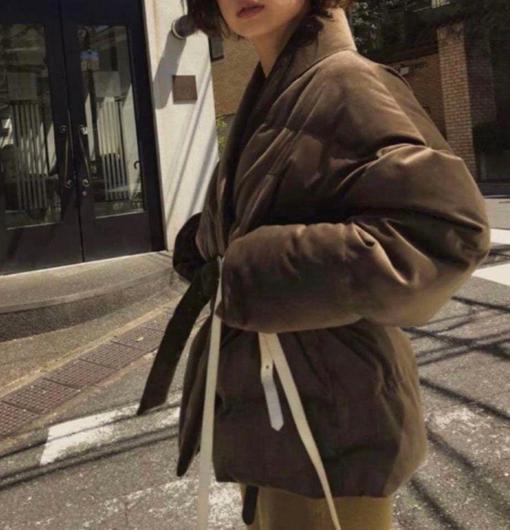 ジャケット・アウター AMERI VELVET DOWN JACKET