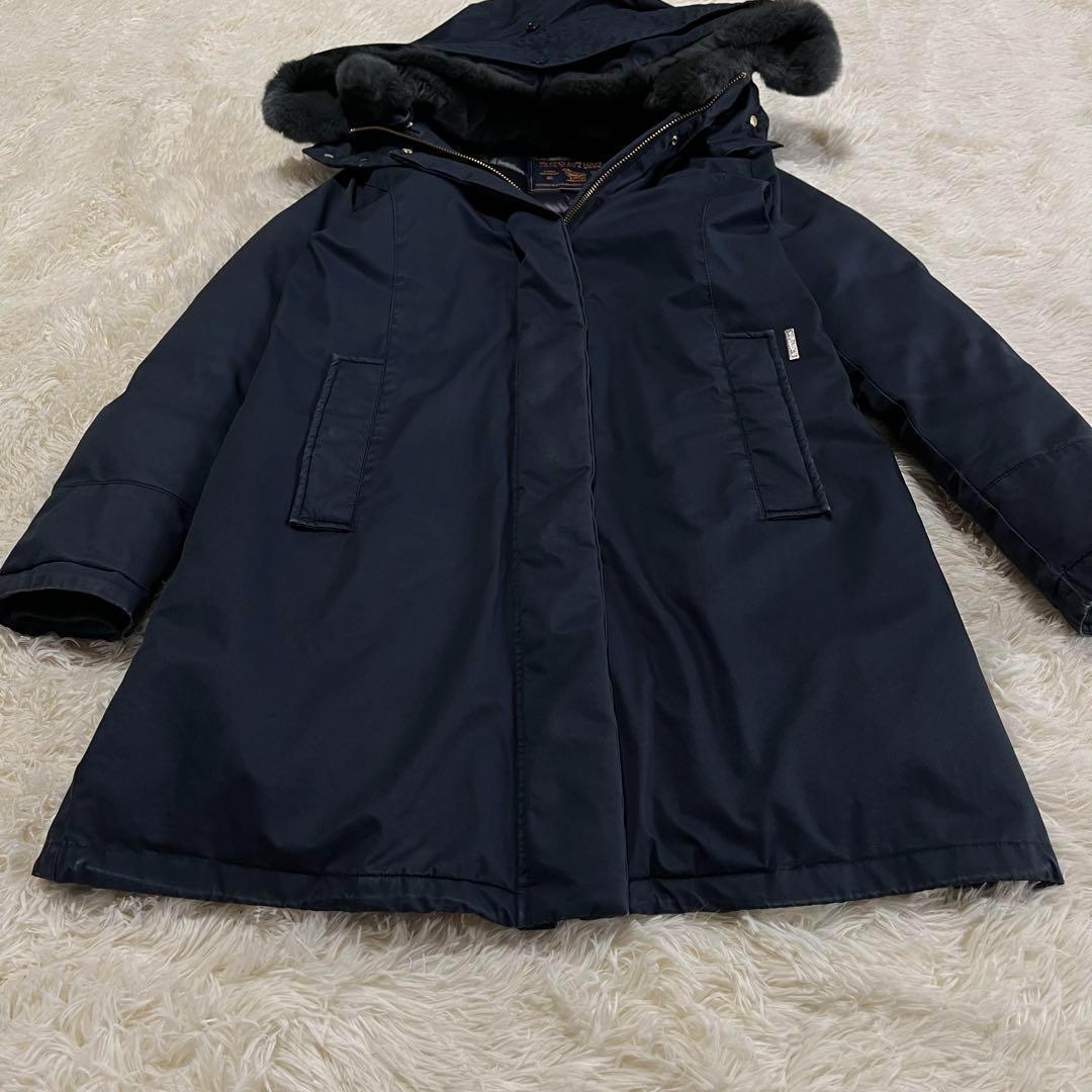 【希少】WOOLRICH ウールリッチ ボウブリッジ ダウンジャケット ネイビー