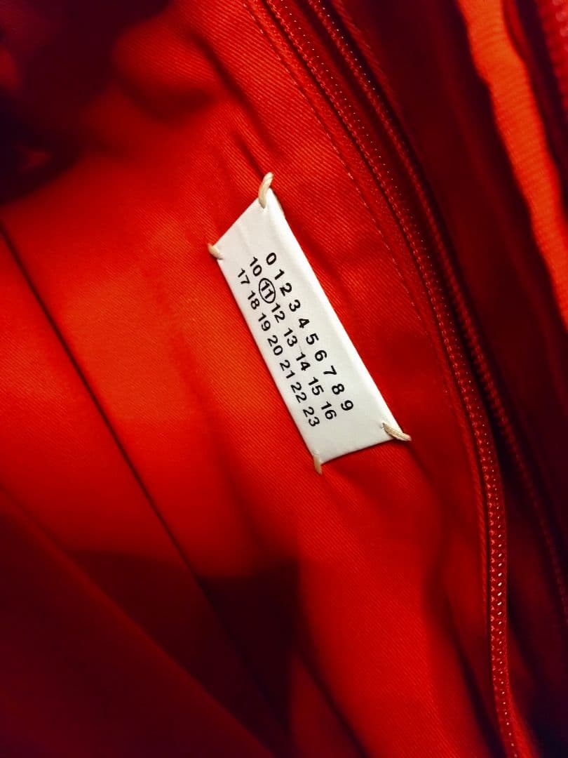 【レア】メゾンマルジェラ ウエストバッグ ボディバッグ レッド