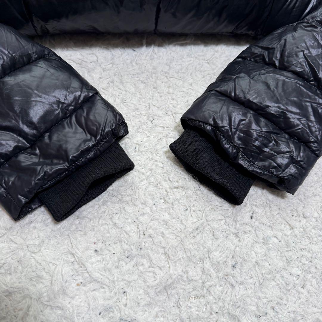 希少XLサイズ相当　ヘルノ　ダウンコート　ライトダウン　レイヤード　ブラック