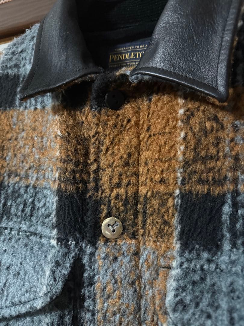 BillWallLeather × PENDLETONバックキルトCPOブルゾン
