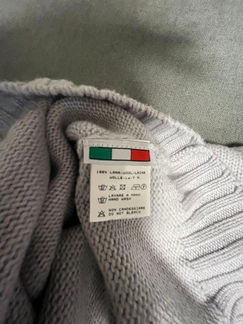 BAFY グレー タートルネックニット