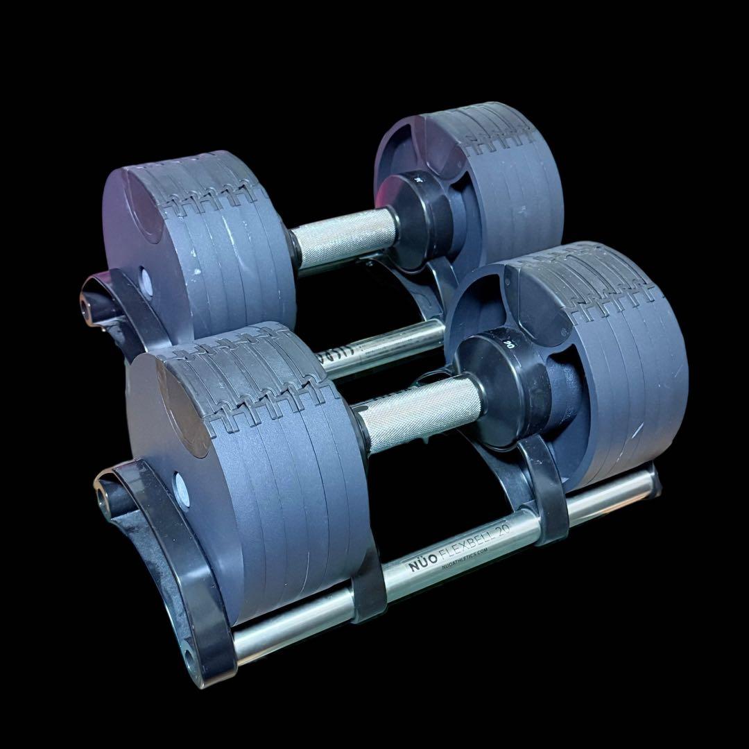 ②FLEXBELL NUO 4kg刻み 20kg可変式ダンベル