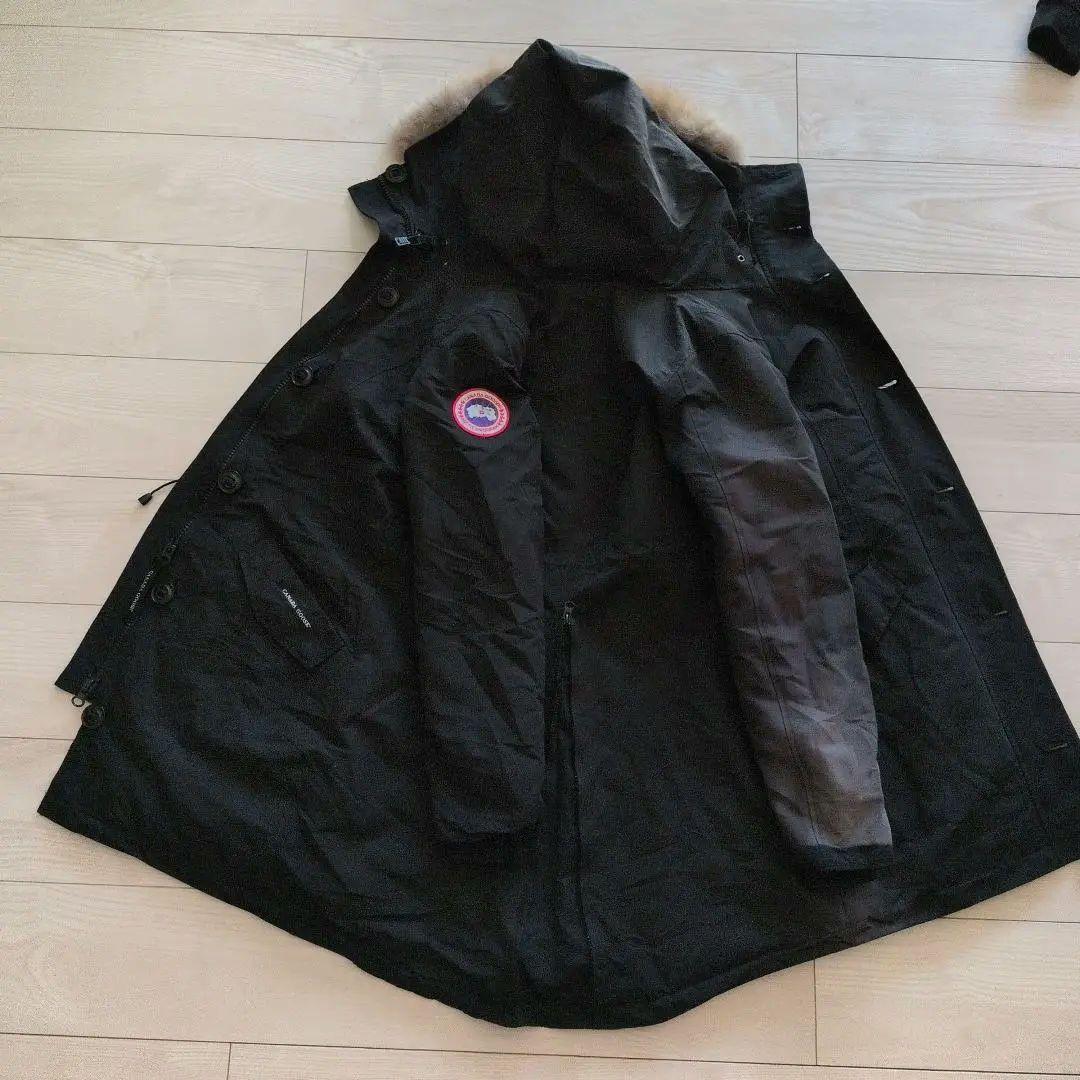   ロングダウンジャケット　黒　XS