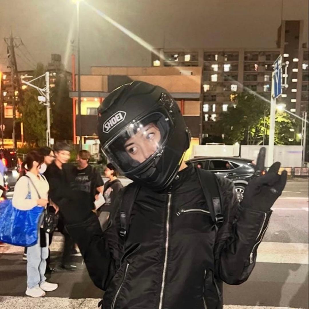 【池田エライザ着用】ディーゼル J-GLORY ライダースジャケット（M）