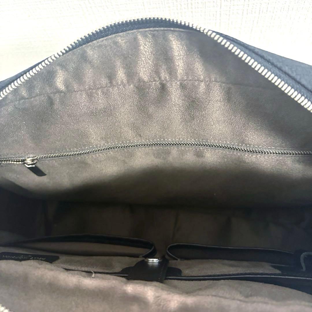 ほぼ未使用　PELLE MORBIDA ブリーフケース　キャタピーノ　ブラック