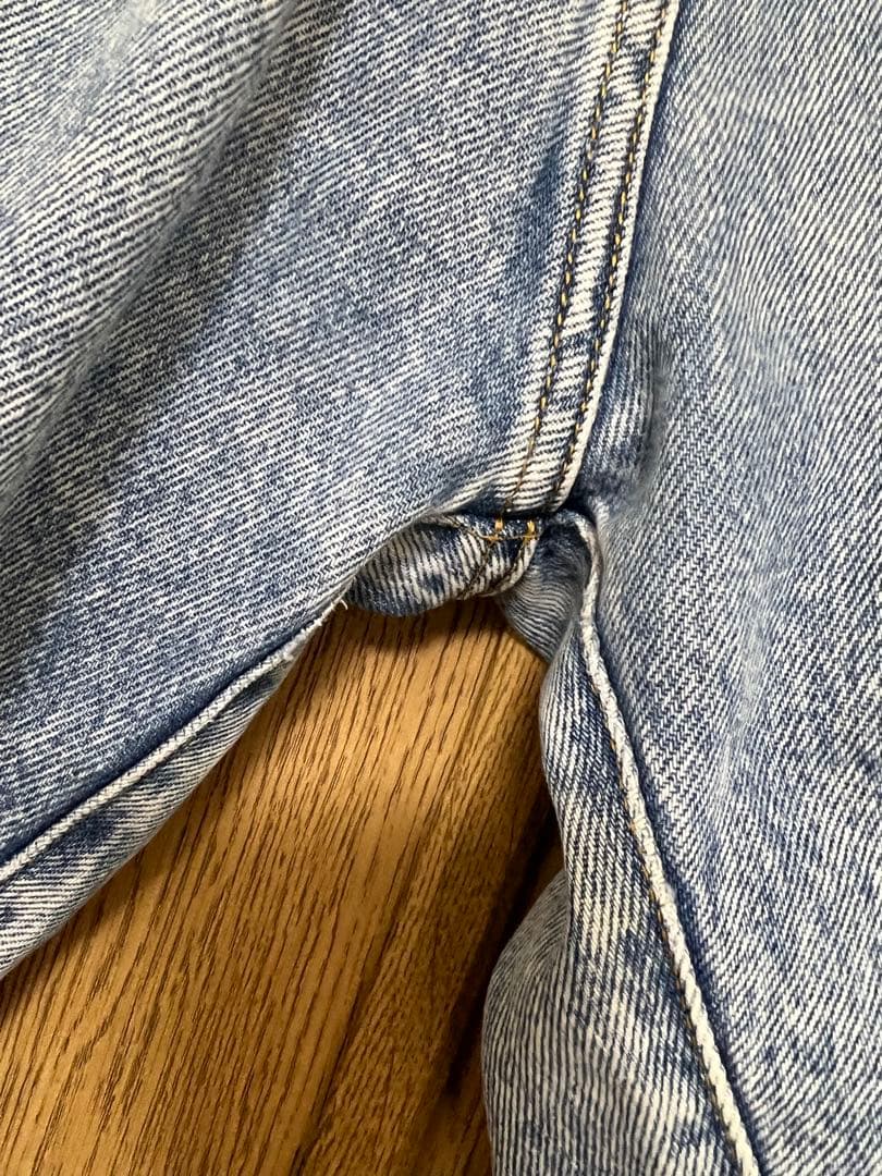 ストレートデニム ライトブルー