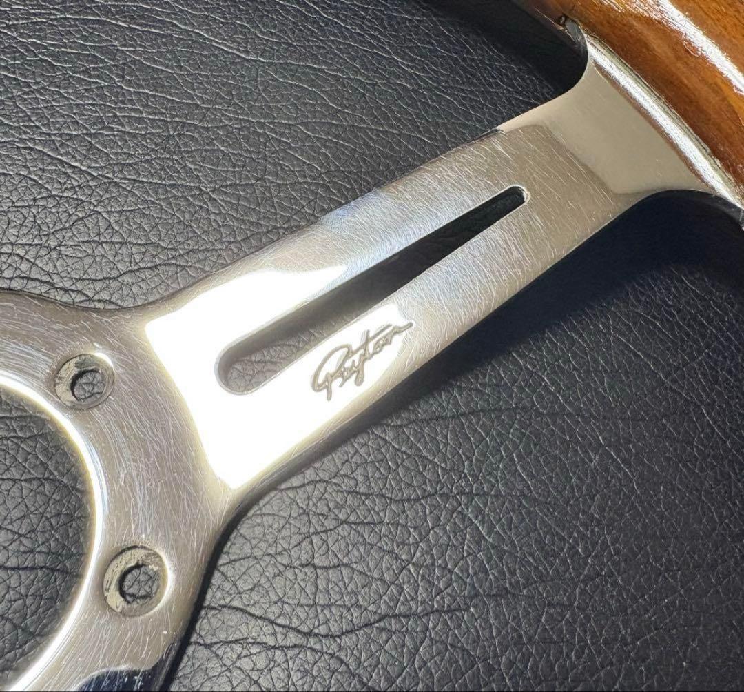 Payton ペイトン 汎用 ウッド ステアリング ハンドル 35cm