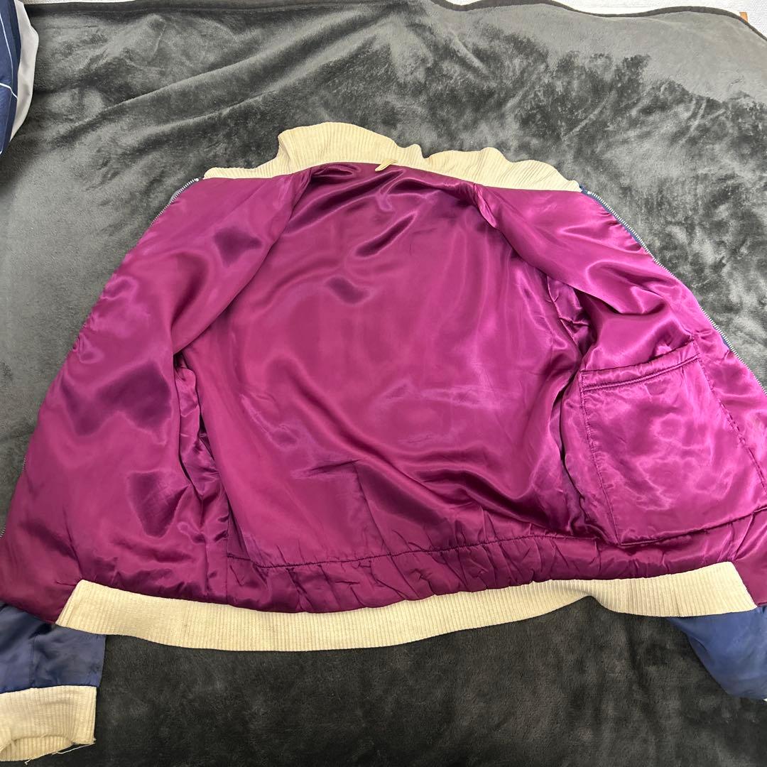 よ*ー様 50s 60sドイツ　スカジャン スーベニアジャケット　空軍サテン