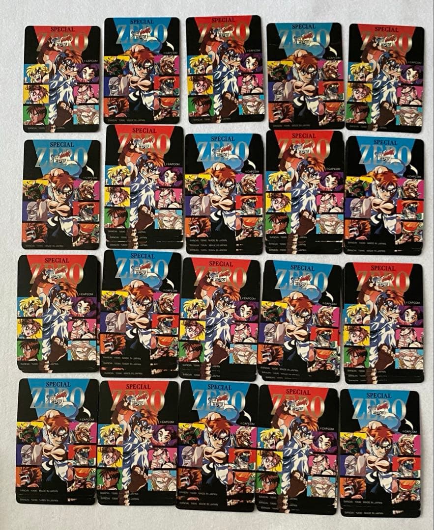 ストリートファイターZERO カード　コンプリートセット　スト2 CAPCOM