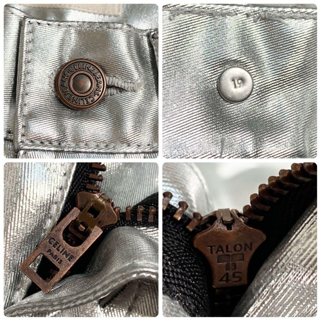 A17227 未使用 セリーヌバイエディスリマン 箔コーティングデニム W26