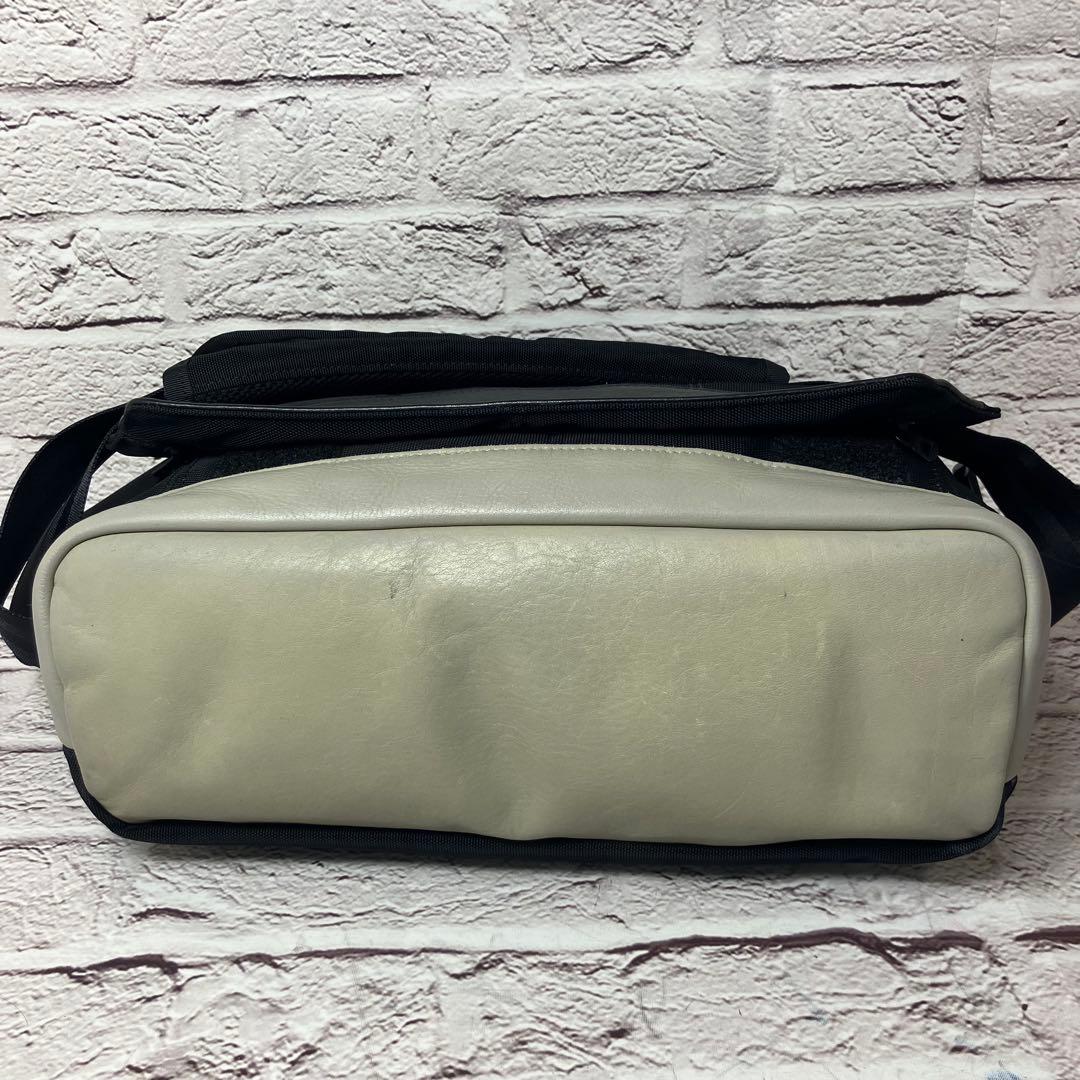 完売品 ポーター デュオ DUO メッセンジャーバッグ A4可 シボ革 ナイロン