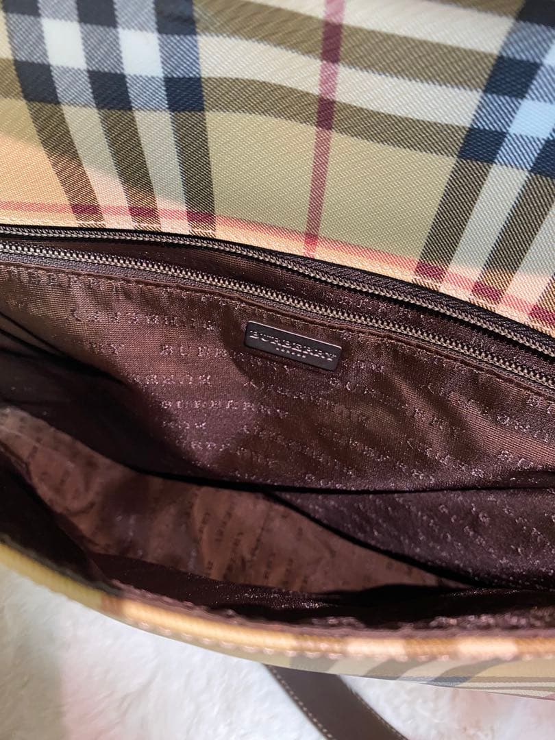【美品】バーバリー BURBERRY ノバチェック　ショルダーバッグ
