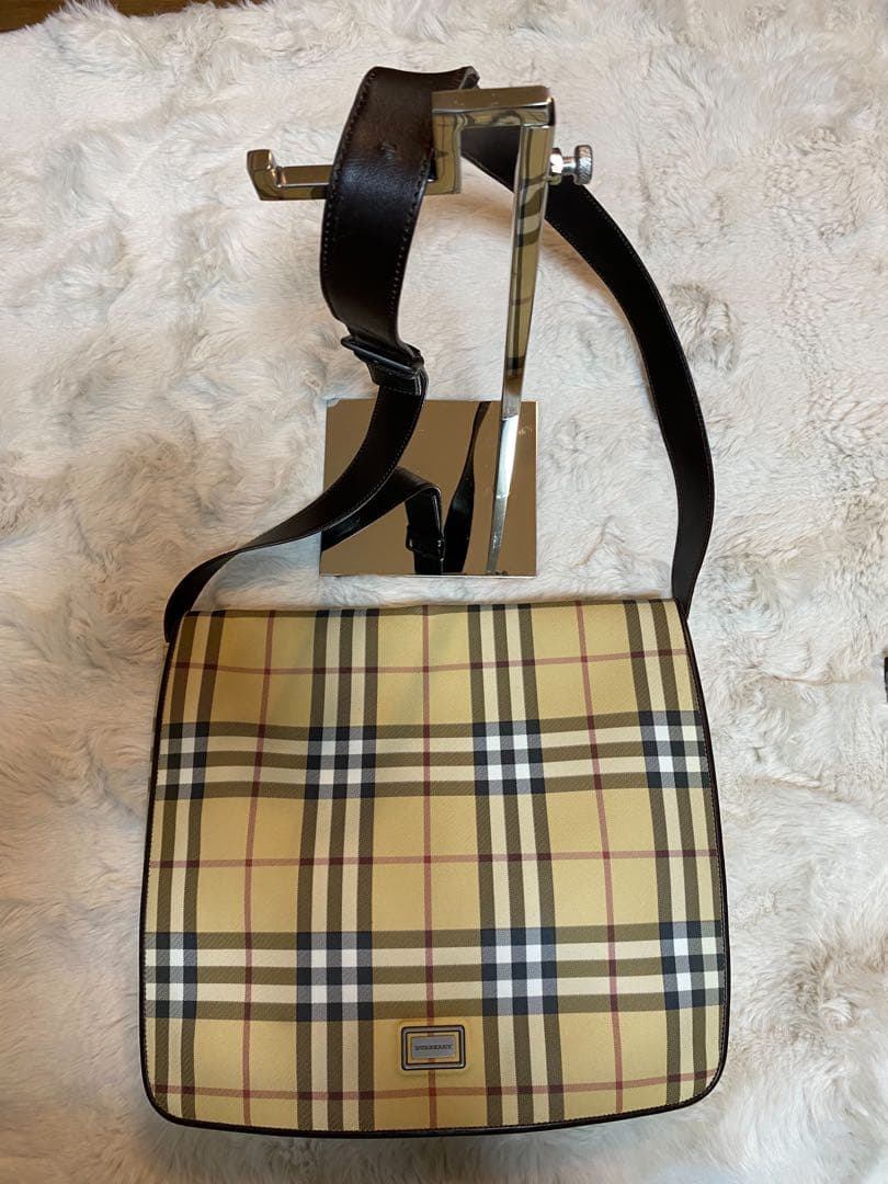 【美品】バーバリー BURBERRY ノバチェック　ショルダーバッグ